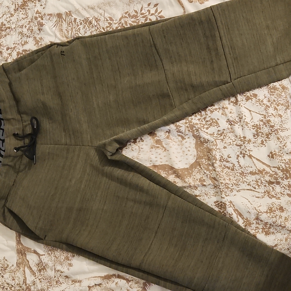Green sweatpants